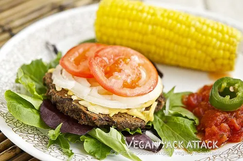 Easy-to-make Black Bean Party Burgers that create a party on your plate! These burgers are perfect for summertime gatherings.