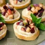 Stone Fruit Bruschetta Orange Cream Crostini