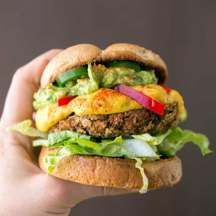 Vegan Supreme Nacho Burger