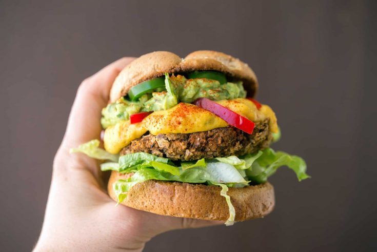 Vegan Supreme Nacho Burger