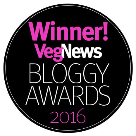 VegNews Bloggy Award Winner