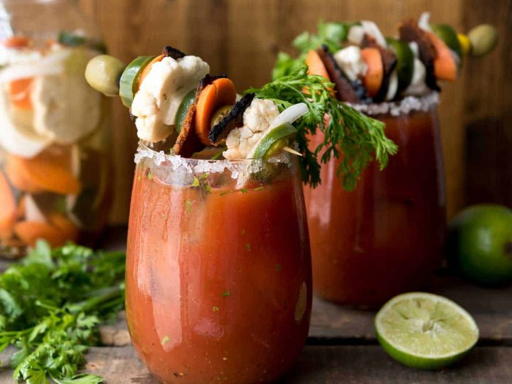 Loaded Chipotle Bloody Mary Vegan Yack Attack,Meatball Casserole