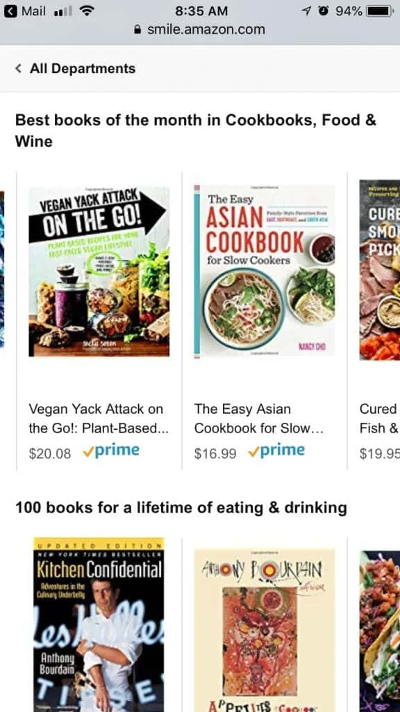 Vegan Yack Attack On the Go! Top Cookbooks July 2018 on Amazon