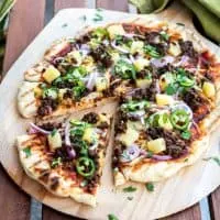 No matter the time of year, pizza always hits the spot! What better way to get your BBQ and pie cravings covered, than with this Grilled BBQ Lentil Pizza?