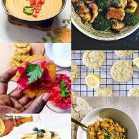 Image collage of Low-Effort Vegan Recipes from Black creators