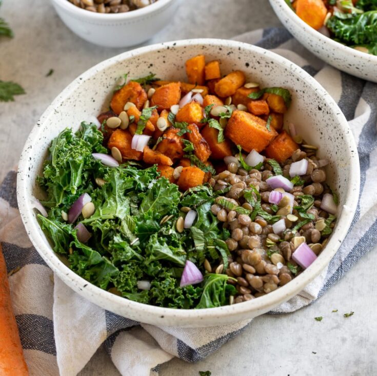 Image for Masala Lentil Salad with Cumin Roasted Carrots